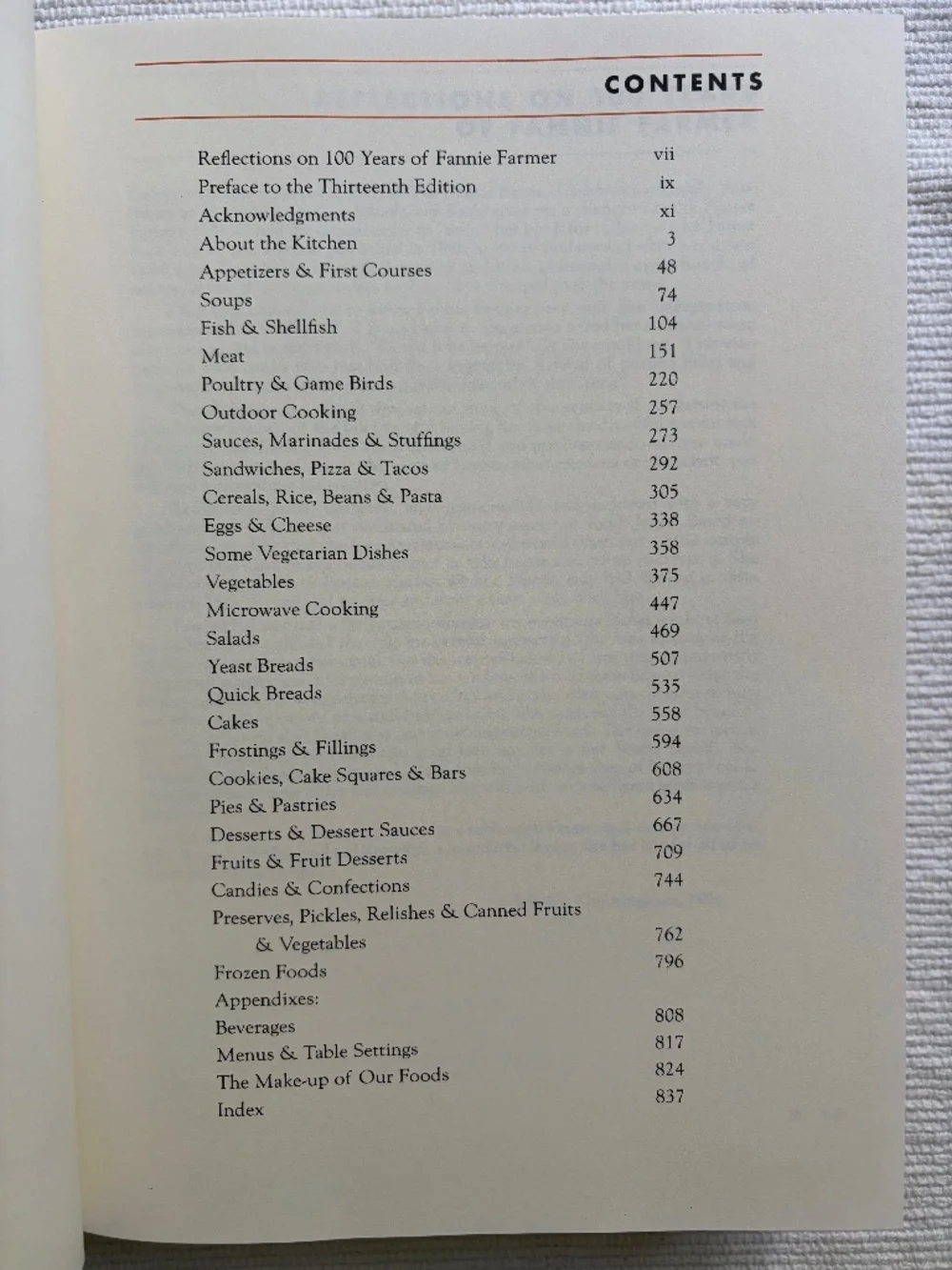 Like New 100th Anniversary FANNIE FARMER Hardcover Cookbook